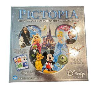 Disney Edition Pictopia Board Game‎ Picture Trivia Family Gamenight